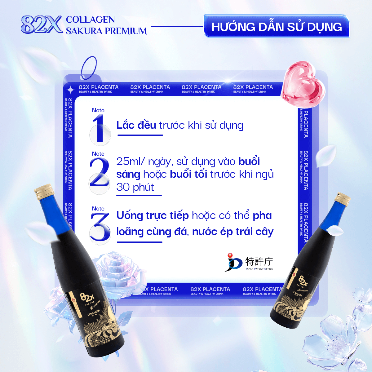 Thực phẩm bảo vệ sức khỏe Collagen 82X 120000 Sakura Premium - Hình ảnh 3